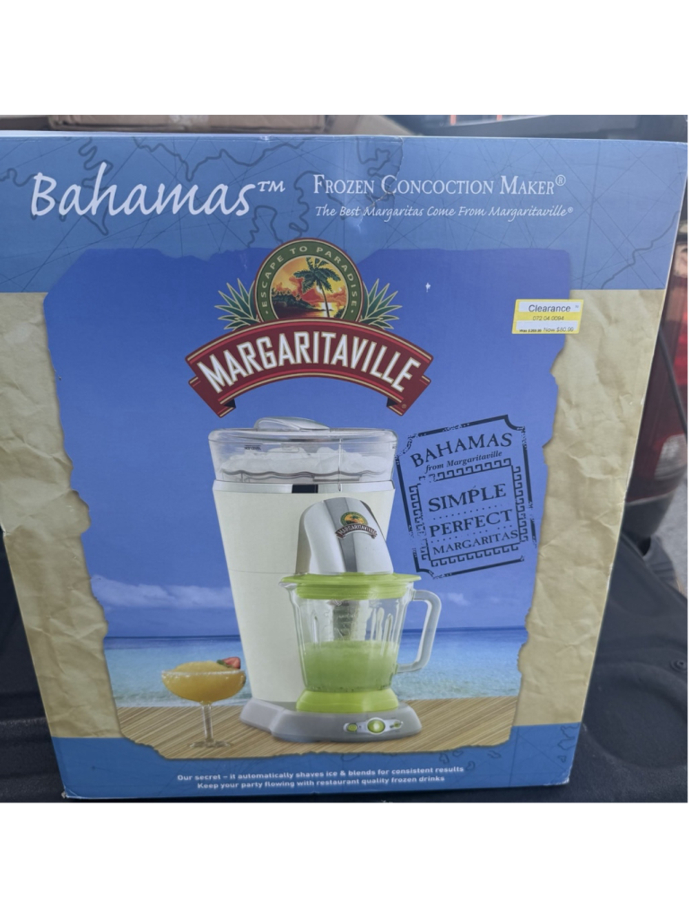 NEW Margaritaville Bahamas Frozen Concoction Margarita Maker Blender DM0500 450W
